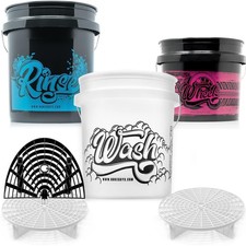 Autopflege Wash Bucket Nuke Guys 3,5 + 5 Gallonen GritGuard Wascheimer
