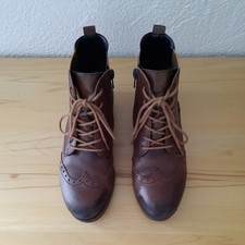 Remonte Damen Stiefeletten Schnürstiefel braun Gr. 37 NP 89,90 €