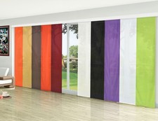 Schiebegardine blickdicht matt