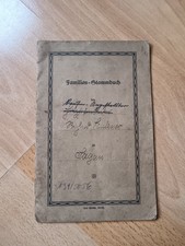 Familienstammbuch 1919 Familie