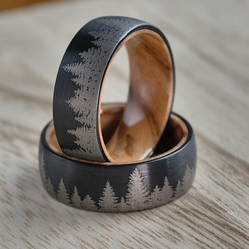 Whisky fass ring wolfram - ring,
