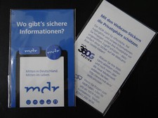 Webcam-Sticker - vom mdr - Mitteldeutschen Rundfunk, OVP