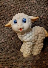 DDR Design Quietschfigur Quietschtier Badespielzeug Lamm Schaf Gummifigur