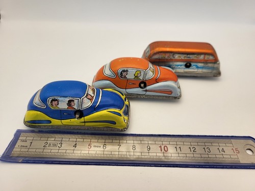 Vintage tin toy cars - tin,