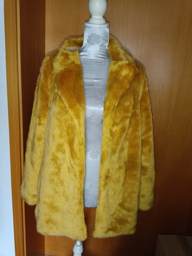 Kunstfell fake fur mantel - kunstfell,
