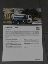 SCHMIDT Street King Kehrmaschine, Fahrzeug Prospekt von 06/2023 ( 8566 )