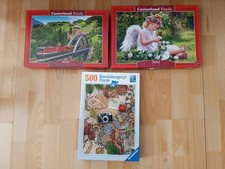 3 Puzzle je 500 Teile  - aus