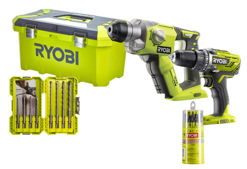 Ryobi akku kombihammer r18sds - akku-kombihammer,