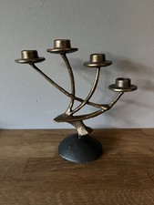 Kerzenständer Kerzenleuchter Brutalismus Industrial Bronze vintage Design 60ies