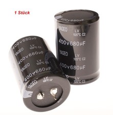 Snap-In ELKO Kondensator 400V 680µF 105°C YAGEO 50x35x10mm #R7-E1