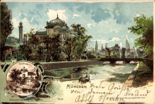 Litho münchen isarlust - litho, münchen,
