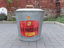 Alter Einmachtopf Frankreich Ø45cm Metall verzinkt Küchen Abfall Eimer Vintage