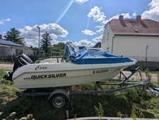 Boot Quicksilver 435 Open + Wick Trailer