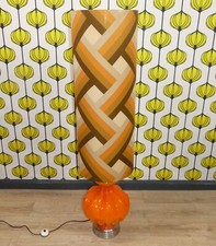 70er jahre stehlampe orange - xl,