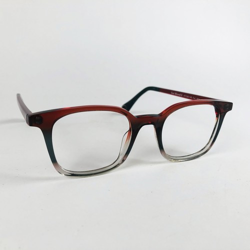 Woow brille rot grau eckig - brille, rot/grau