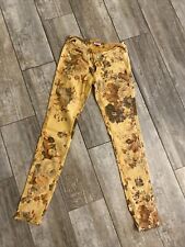 Tommy Hilfiger Damen Jeans Curry Blumen Größe 26 32 Neuwertig 