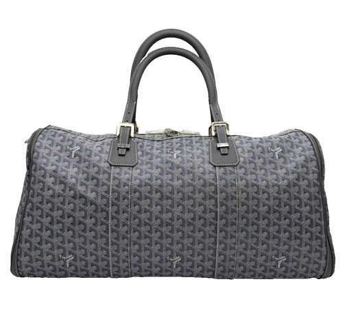 Goyard gray boston duffle - goyard,