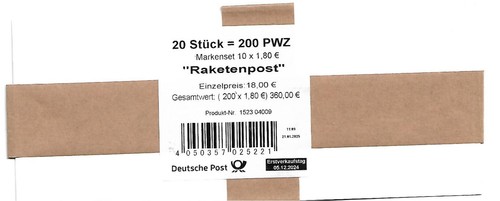 Bund 143 raketenpost - bund,