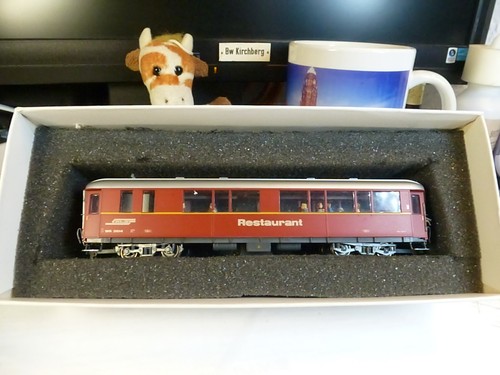 Rhb h0m speisewagen 3814 - rhb, wr