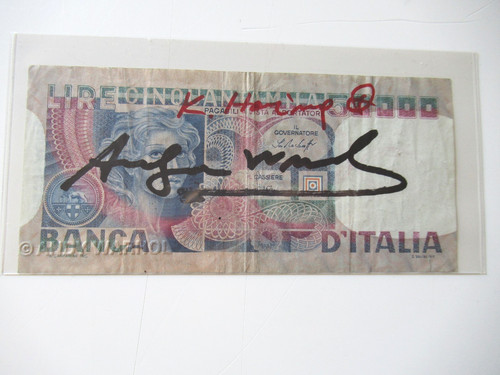 Warhol haring echte - b), a.warhol/k.haring: