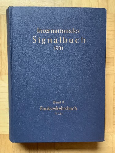 Internationales signalbuch - internationales,