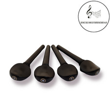 Violine 4 stk. Ebenholz Wirbel Viola Geige 