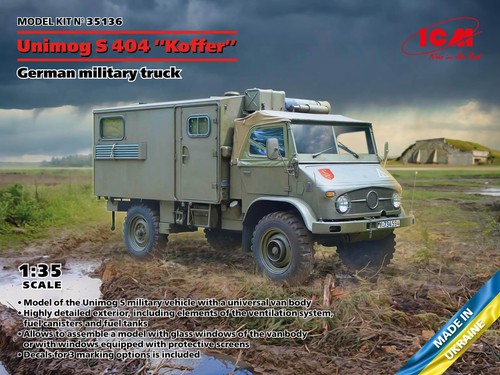 Icm 35136 unimog - 1:35, s