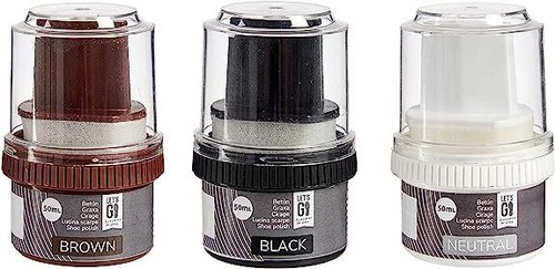 Schuhcreme 50ml mit schwamm - 50ml,