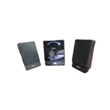 Auna Micro Hi-Fi Audio System Modell 10035301 in Schwarz mit Licht Show