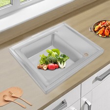 60x50cm Edelstahlspüle