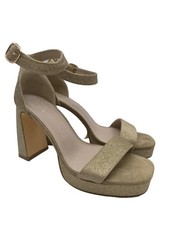 AN OTHER A High Heel Sandaletten Damen Sandaletten Gr. DE 38 goldfarben