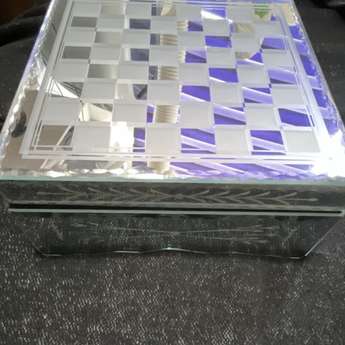 Glas schachbrett transparent - glas,