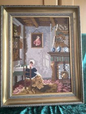 Gobelin  Stickbild Stickerei