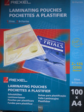 100 Stück Laminierfolien  DIN A4  2x125 mü
