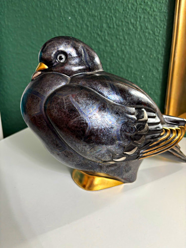 Keramik vogel taube figur - taube,