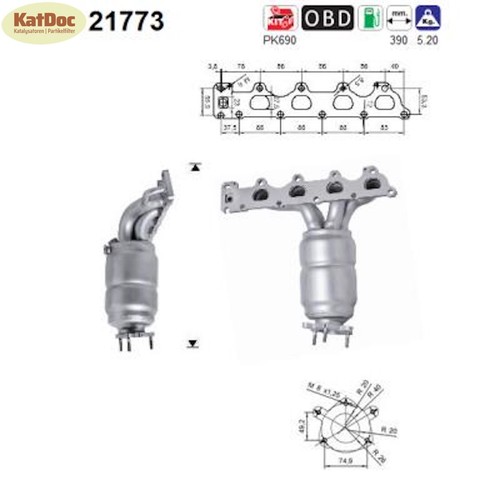 Katalysator für opel - katalysator,