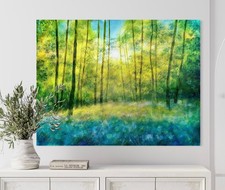 Großes Waldgemälde -