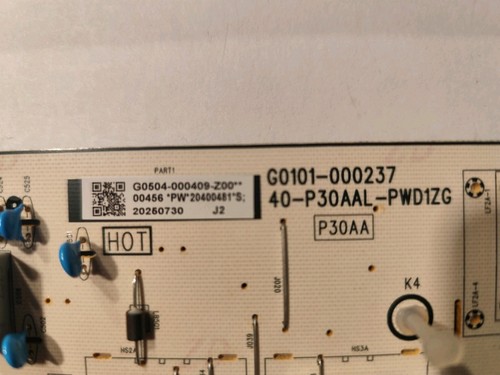 Netzteilplatine aus tcl 75c6k - netzteilplatine,