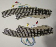 Märklin H0 M elektrisches Bogenweichenpaar  5140  in OVP und Schaltpult