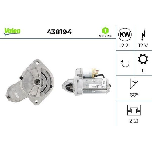 Starter valeo 438194 - starter,