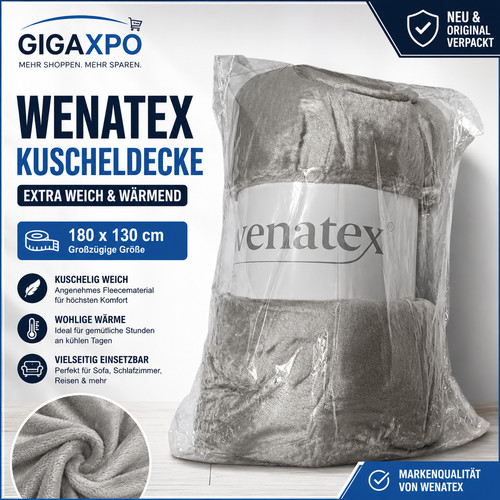 Wenatex kuscheldecke 180x130cm - wenatex,