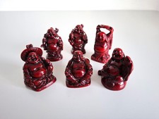 6er Set lachende Buddha