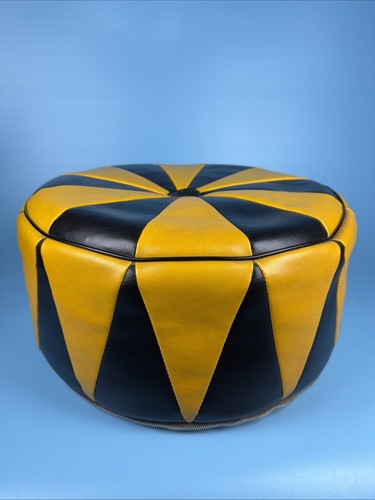 Sitzkissen pouf gelb schwarz - gelb,