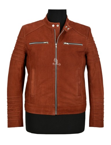Herren racer lederjacke - herren,