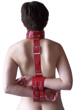Bdsm bondage leder halsband - bondage,