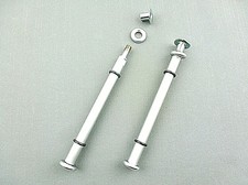 2   Glasträger Tablarträger,  140 mm , Stahl Silber , System Wandregal