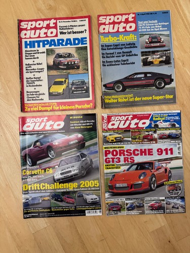 Sport auto zeitschriften - 4x,