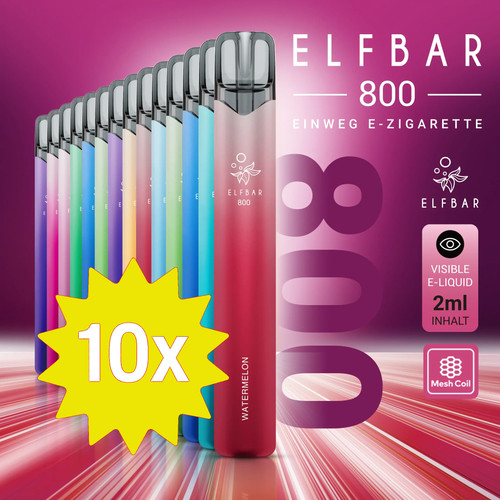 10x elfbar 800 sparset - elfbar,