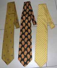 3x Krawatte, Seidenkrawatte, Hugo Boss, Daniels&Korff, Pal Zileri, ca. 148x9cm