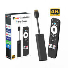 Android TV Stick GD1 4K UHD HDR Streaming Player Chromecast | Netflix | Disney+